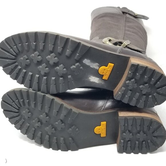 Timberland Bethel Brown Riding Tall Leather Rugged Boots 6.5M Style No. 23689 - Picture 12 of 15